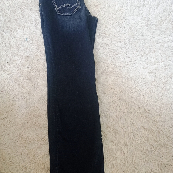 Silver Jeans Dark Blue Women's Skinny Jeans - Picture 2 of 5